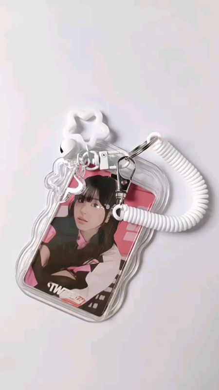 Porta Photocard Com Chaveiro #kpop #portaphotocard #holder #chaveiro #photocard #portacartão