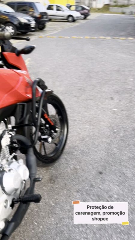 #protetor  de #carenagem  #motor  #honda  #fan  #titan