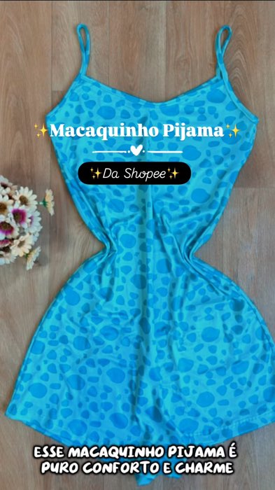 ￼Macaquinho de dormir feminino estampado confortável. #macaquinho #pijama #roupadormi #roupa #pijamadormi