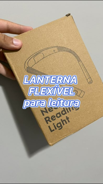 LANTERNA FLEXÍVEL 💡🤩 #diaadia #tecnologia #praticidade #livro #leitura