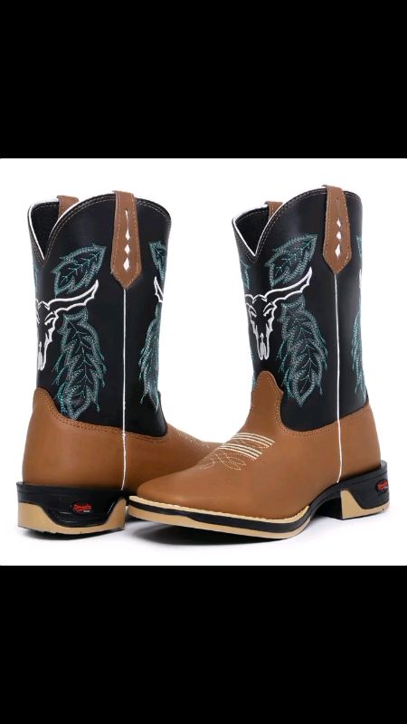 Bota com cano longo e sola Jump: perfeita para trabalho e estilo. #Bota #cowntry #Western #rodeio