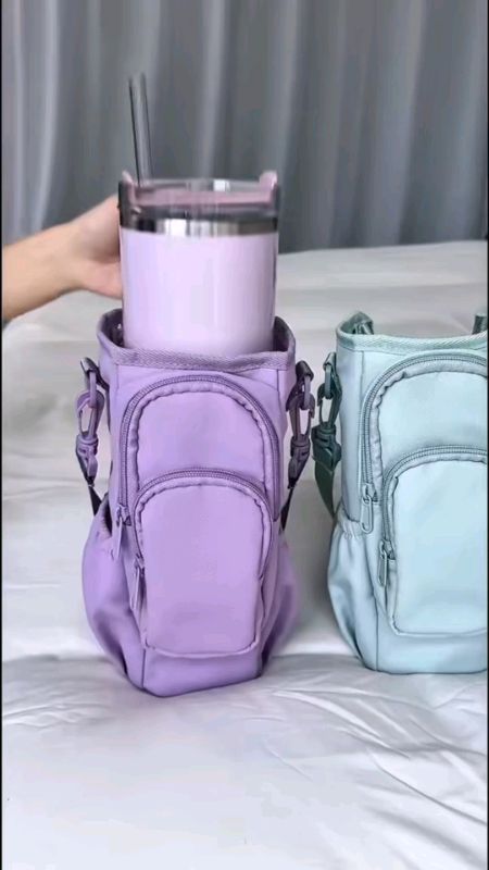 Bolsa Suporte para Garrafa de Água #bolsa #suportedeagua #bolsaajustavel #bolsadeagua #bolsaparaagua #bolsadelado