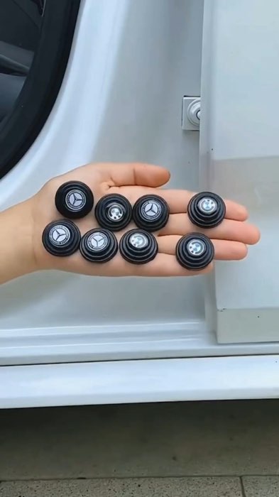 Kit 4/10 Almofadas de Silicone Anti-Colisão para Porta de Carro 🚘 Silenciosas #ProteçãoAutomotiva #AntiColisão #PortaDeCarro #AcessóriosAutomotivos