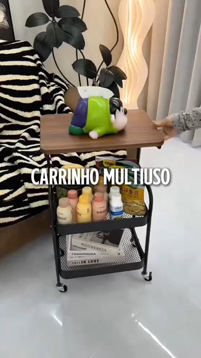 #carrinho #carrinhoauxiliar #carrinhomultiuso