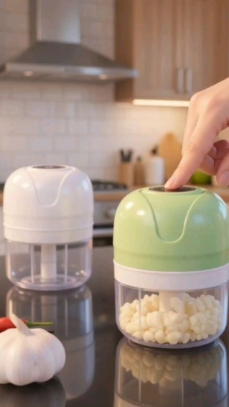 Mini triturador elétrico potente que facilita sua cozinha. #trituradoreletrico #cozinhapratica #achadinhosshopee #produtosuteis #trituradoralho