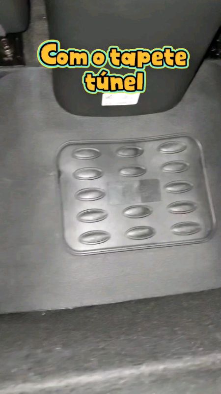 Tapete Túnel Traseiro Universal Antiderrapante PVC #tapete #tapetetunel #tapeteautomotivo