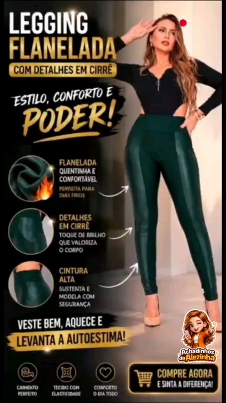 #calçamontaria #leggingmontaria #leggingflanelado #legging