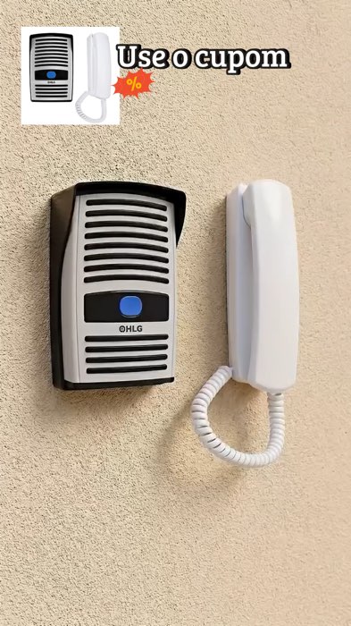 Kit interfone porteiro eletrônico #interfone #casa #porteiroeletronico #virais #achadosdashopee #interfones