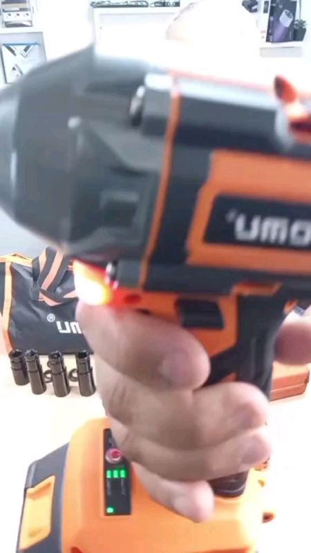 chave de impacto elétrica 520nm parafusadeira furadeira profissional brushless