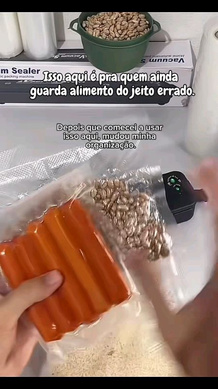 Seladora de Embalagem a vácuo #seladora #seladoravacuo #casa #cozinha #utensilios