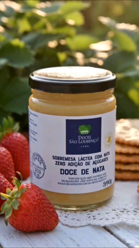 Doce de nata zero açúcar