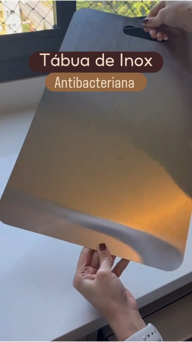 Tábua de corte aço inoxidável #tabua #tabuadecorte #tabuadeinox #tabuainoxidavel #tabuaantibacteriana #fy #viral #cozinha #casa #Promo #8do8