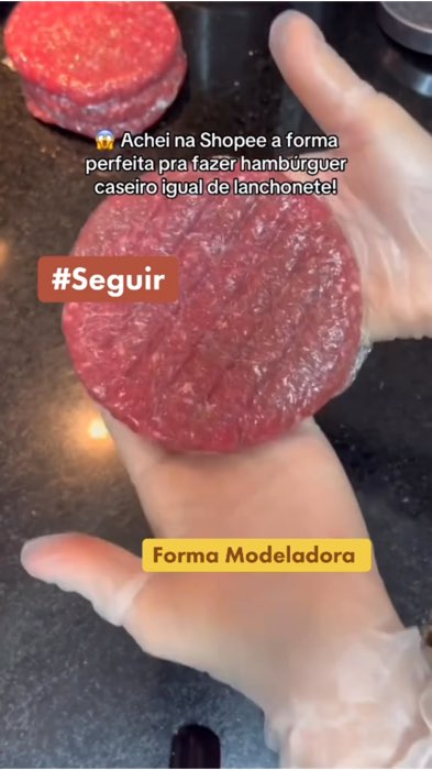 ￼Forma Modelador De Fazer Hambúrguer Caseiro Fácil #hamburguer