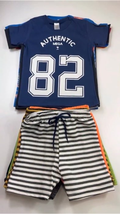 Kit verão infantil com 5 conjuntos sortidos! Conforto, cores e praticidade para meninos e meninas ☀️👕 #ModaInfantil #Verão #ConjuntoInfantil #Promoçã