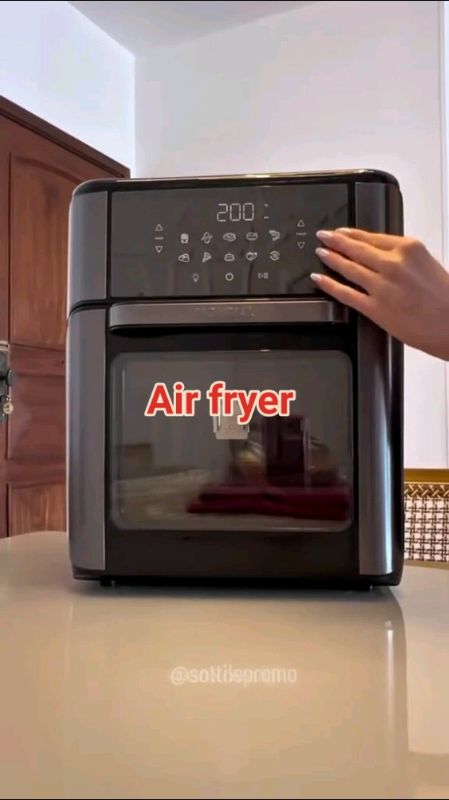 Air fryer fritadeira elétrica digital sem óleo #airfryer #eletrica #digital #portatil #eletrodomestico