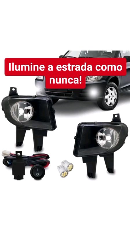 Farol de milha com iluminação potente, durabilidade e excelente.#carro #automotivo #segurança