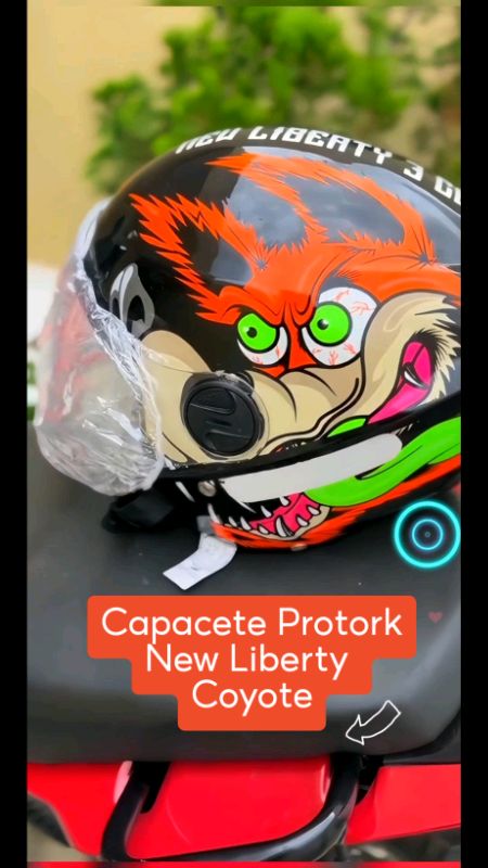 Capacete aberto protork Coyote e modelos #capacete #capaceteaberto #capaceteprotork #protork #moto #pecas