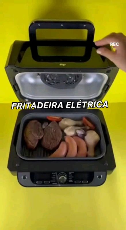 Fritadeira Elétrica sem Óleo 12 Funções 10L Digital #fritadeiraeletrica  #airfryer  #fritar  #cozinhadigital  #semoleo #shopee
