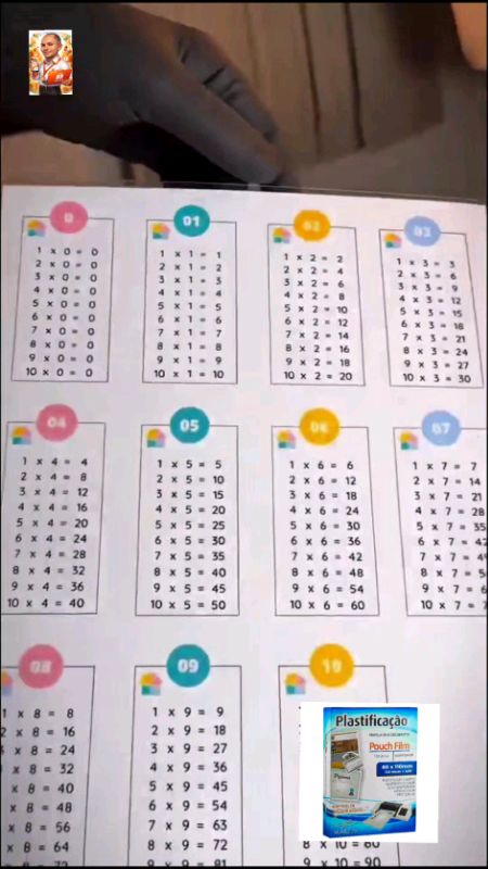 100 Folhas - Polaseal Plástico Para Plastificação.