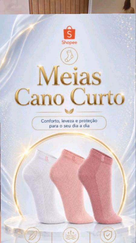 Meias Corte Baixo Feminina 😎 Corre adicione no carrinho e compre agora ✅ #meias #meiasfeminina #feminina