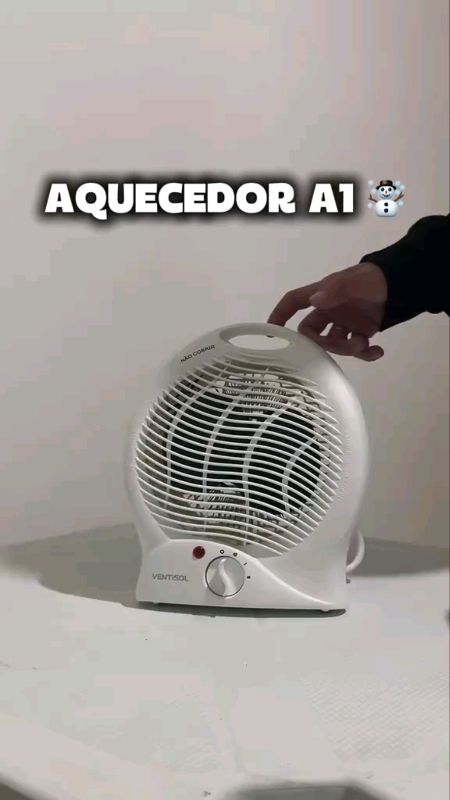 🥶Aquecedor Ventisol A1 compacto e perfeito para qualquer ocasião 😍✨#aquecedor #frio #ambientequente #casaaconchegante