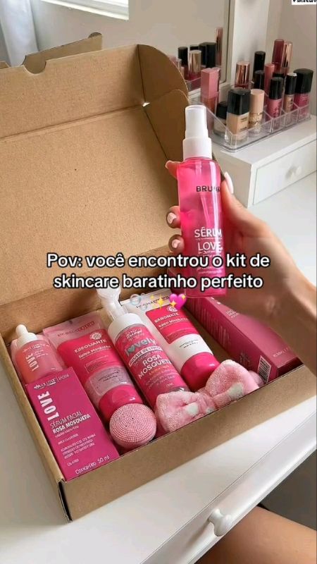 KIT COMPLETO SKIN CARE #skincare #limpeza #barato #cuidadospessoais