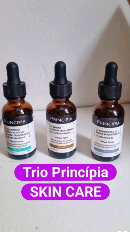 Kit anti-acne, anti-olheiras e hidratação Princípia #antiacne #antiolheira #hidratantefacial #princípia