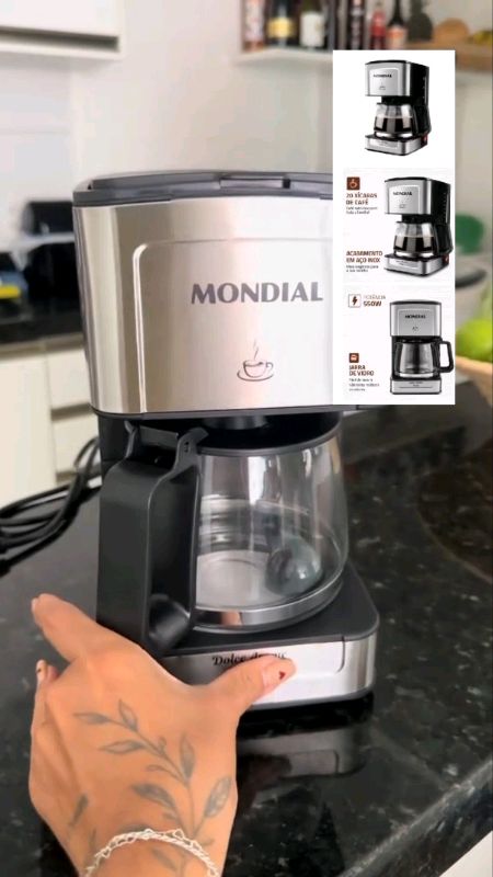 Cafeteira elétrica mondial dolce arome!! #cafeteira #cafeteiramondial #CafeteiraDolceArome #cantinhodocafe  #cafeteiraparacafe #jogodexicara