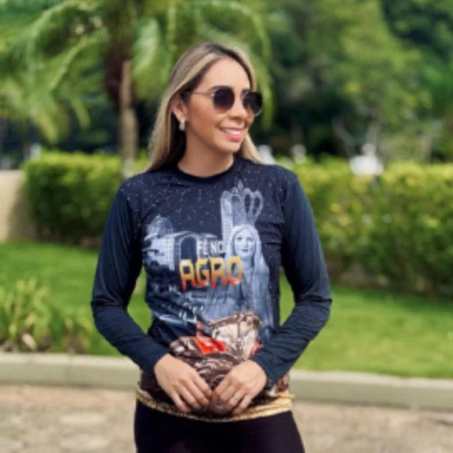 Camiseta Feminina Fé no Agro - Adulto